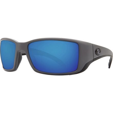 Costa - Blackfin 580G Polarized Sunglasses - Matte Gray Blue Mirror 580g