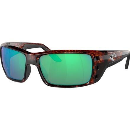 Costa - Permit 580G Polarized Sunglasses - Tortoise/Green Mirror