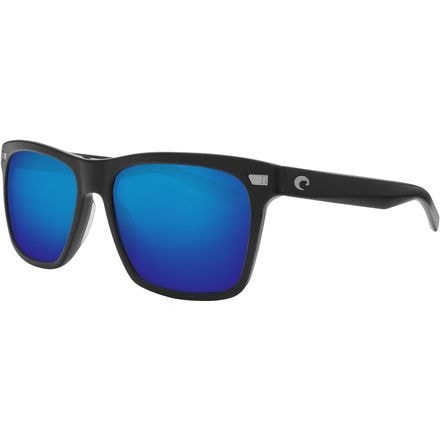 Costa - Aransas 580G Polarized Sunglasses - Blue Mirror 580g/Matte Black Frame