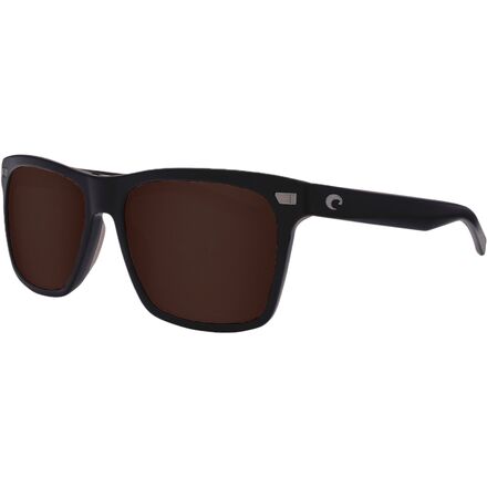 Costa - Aransas 580G Polarized Sunglasses - Copper Silver Mirror 580g/Matte Black Frame