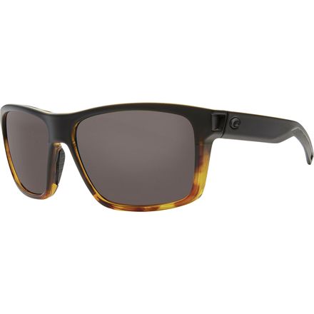 Costa - Slack Tide 580P Polarized Sunglasses - Gray 580P/Matte Black/Tortoise Frame