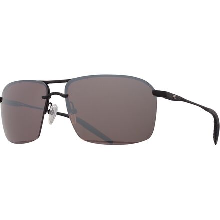 Costa - Skimmer 580P Polarized Sunglasses - Matte Black/Black/Copper Silver Mirror