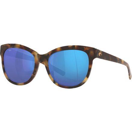 Costa - Bimini 580G Polarized Sunglasses - Women's - Shiny Vintage Tortoise FrameBlue Mirror 580G