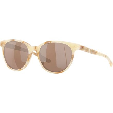 Costa - Isla 580G Polarized Sunglasses - Women's - Shiny Seashell/Copper Silver Mirror 580G