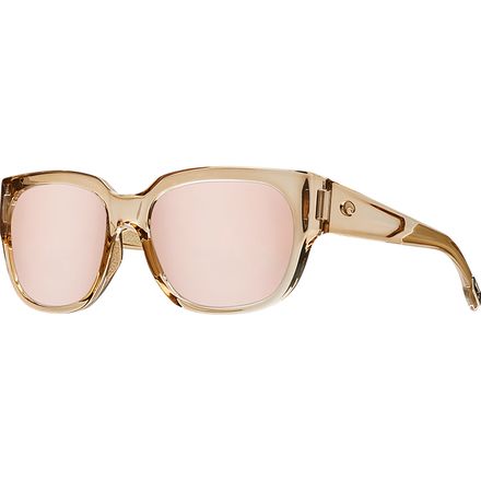 Costa - Waterwoman 580P Polarized Sunglasses - Women's - Shiny Blonde Crystal Frame/Copper Silver Mirror