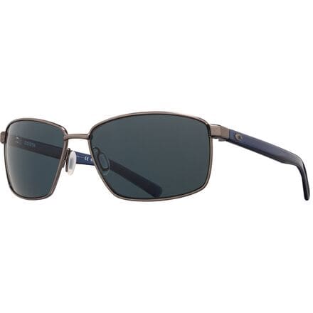 Costa - Ponce 580P Polarized Sunglasses - Brushed Gunmetal Frame/Gray
