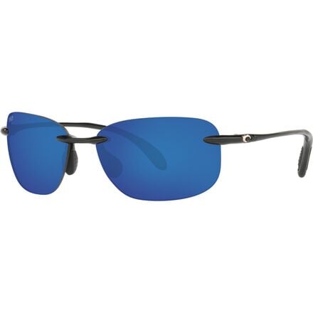 Costa - Seagrove 580P Polarized Sunglasses - Shiny Black Frame/Blue Mirror