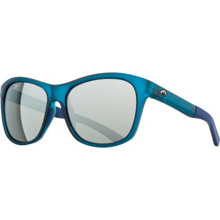 Costa - Vel 580G Polarized Sunglasses - Ocearch Matte Deep Teal Crystal /Gray Silver Mirror