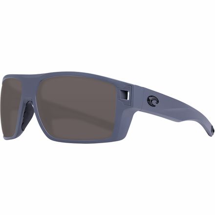 Costa - Diego 580G Polarized Sunglasses - Matte Gray/Gray