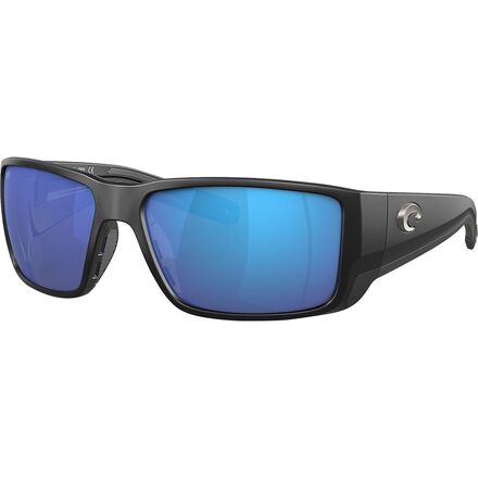 Costa - Blackfin Pro 580G Polarized Sunglasses - Matte Black/580G Glass/Gray/Blue Mirror