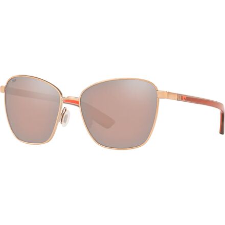 Costa - Paloma 580P Polarized Sunglasses - Brushed Rose Gold/580P Polycarbonate/Copper