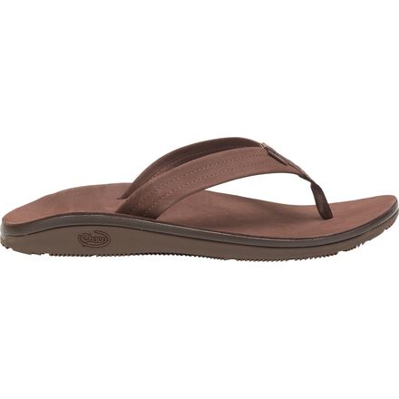Chaco - Classic Leather Flip Flop - Men's - Dark Brown
