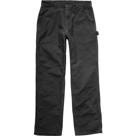 Carhartt - Washed-Duck Work Dungaree Flannel-Lined Pant - Men's