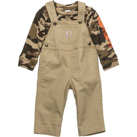 Carhartt - Washed Ripstop Bib Overall Set - Infant Boys'