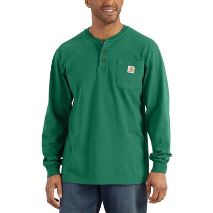 Carhartt - Workwear Pocket Long-Sleeve Henley Shirt - Men's - North Woods Heather