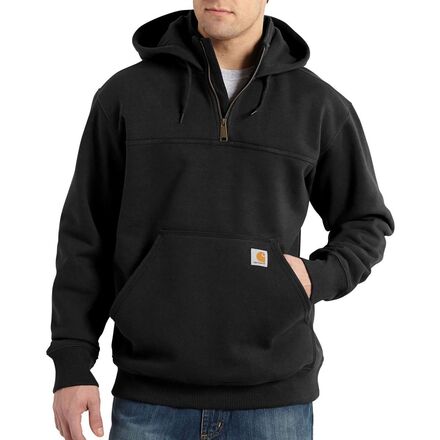 Carhartt - Rain Defender Paxton Hooded Mock-Zip Sweatshirt - Men's - Black