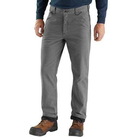 carhartt men's rugged flex rigby dungaree knit lined