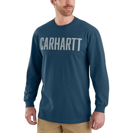 Carhartt - Workwear Block Logo Graphic Long-Sleeve T-Shirt - Men's
