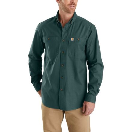 Carhartt Rugged Flex Rigby Long-Sleeve Work Shirt - Men's | Backcountry.com