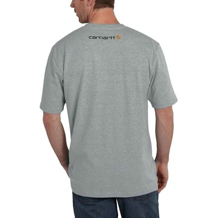 - Clothing - Signature Men\'s Carhartt Logo T-Shirt Loose Short-Sleeve Fit