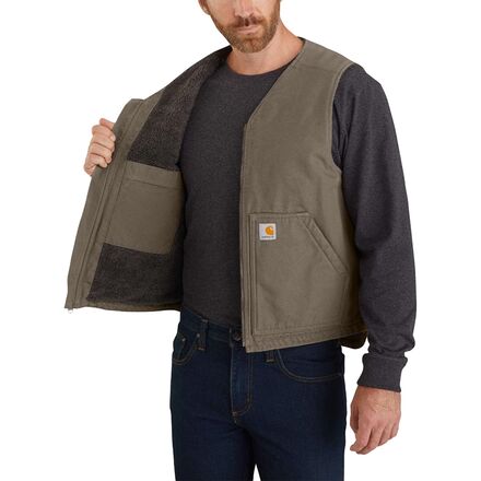 Carhartt - Washed Duck Sherpa Lined Vest - Men's