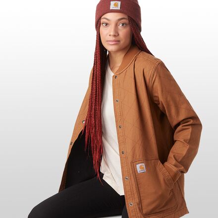 Carhartt - Relaxed Canvas Snap Front Rib Collar Shirt Jacket - Women's