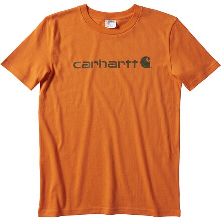Carhartt - Logo Short-Sleeve T-Shirt - Kids' - Exotic Orange