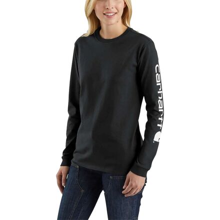 Carhartt - Loose Fit HW Long-Sleeve Logo Graphic Plus T-Shirt - Women's