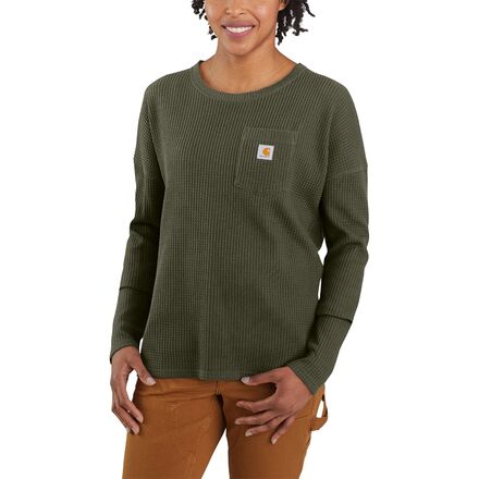 Carhartt - Relaxed Fit HW LS Crewneck Pocket Thermal Shirt - Women's