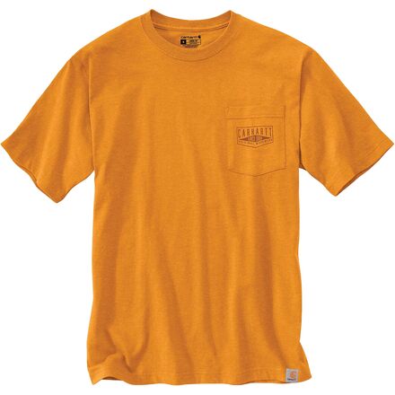 Carhartt - Loose Fit HW Short-Sleeve Pocket Graphic T-Shirt - Men's - Marigold Heather