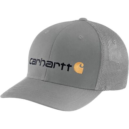 Carhartt - Rugged Flex Fitted Canvas Mesh-Back Logo Graphic Cap