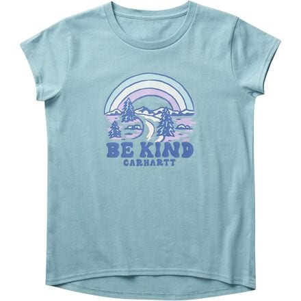 Carhartt - Be Kind Short-Sleeve Graphic T-Shirt - Girls' - Pocelain Heather