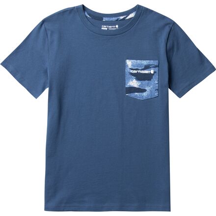 Carhartt - Camo Pocket Short-Sleeve T-Shirt - Kids' - Dark Denim
