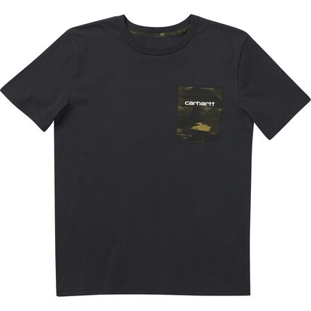 Carhartt - Camo Pocket Short-Sleeve T-Shirt - Little Boys' - Caviar Black