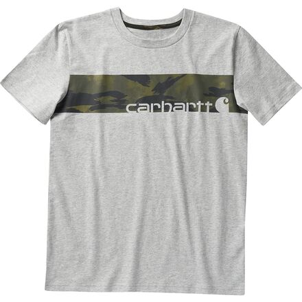 Carhartt - Camo Stripe Short-Sleeve T-Shirt - Little Kids' - Grey Heather