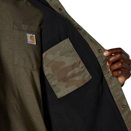 Carhartt - Rugged Flex Relaxed Fit Canvas Fleece Shirt Jacket - Men's