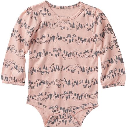 Carhartt - Horse Stripe Print Bodysuit - Infant Girls' - Rose Quartz
