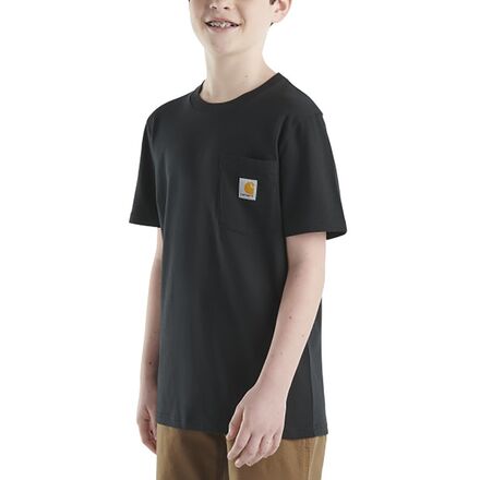 Carhartt - Short-Sleeve Pocket T-Shirt - Little Boys' - Caviar Black