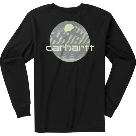Carhartt - RF HW Long-Sleeve Pocket Mountain Graphic T-Shirt - Men's - Black