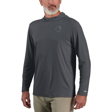 Force SunDefender LW Long-Sleeve Hooded Logo T-Shirt - Men's