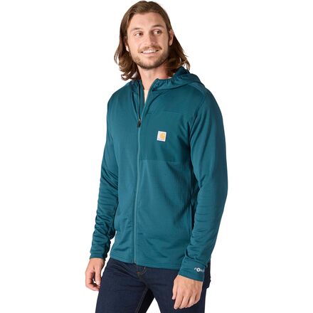 Carhartt - Force Relaxed Fit Full-Zip LS Hooded T-Shirt - Men's