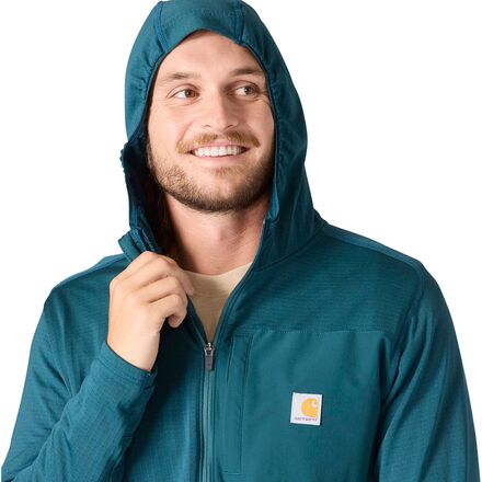 Carhartt - Force Relaxed Fit Full-Zip LS Hooded T-Shirt - Men's