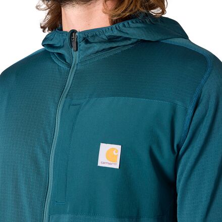 Carhartt - Force Relaxed Fit Full-Zip LS Hooded T-Shirt - Men's