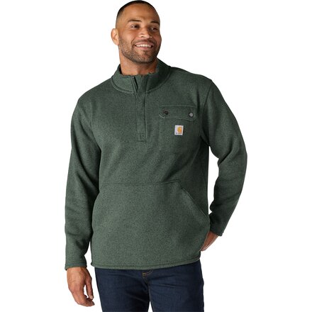 RelaxedFit MW 1/2-Zip Pocket Sweater Fleece Pullover - Men's