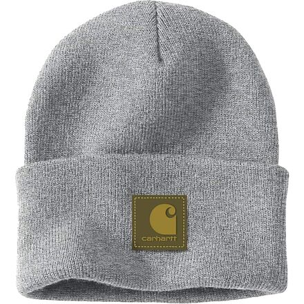 Knit Rubber Patch Beanie