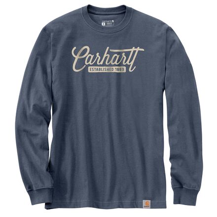 Carhartt - Loose Heavyweight LS Script Graphic T-Shirt - Men's