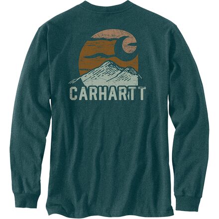 Carhartt - Relaxed Heavyweight LS Mountain Graphic T-Shirt - Men's
