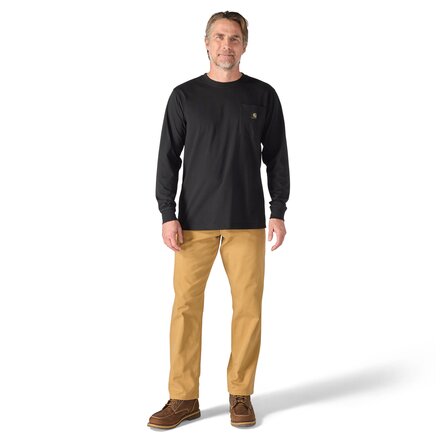 Carhartt - Irvine Relaxed Camo Badge LS T-Shirt - Men's