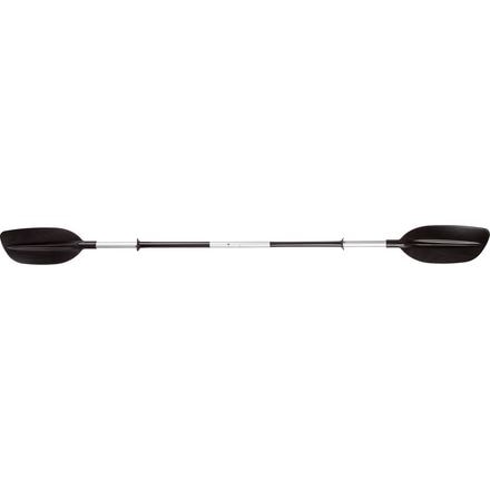 Carlisle Paddles - Day Tripper 2-Piece Paddle - Straight Shaft - Black/Silver