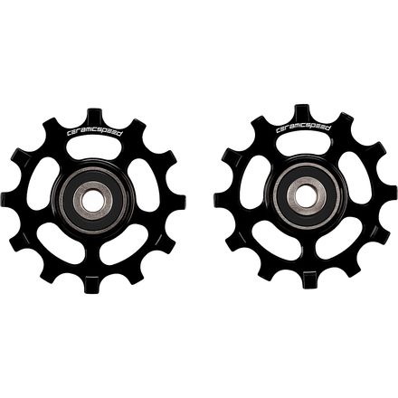 CeramicSpeed - 12 Tooth Aluminum Pulley Wheels - Black/Campagnolo